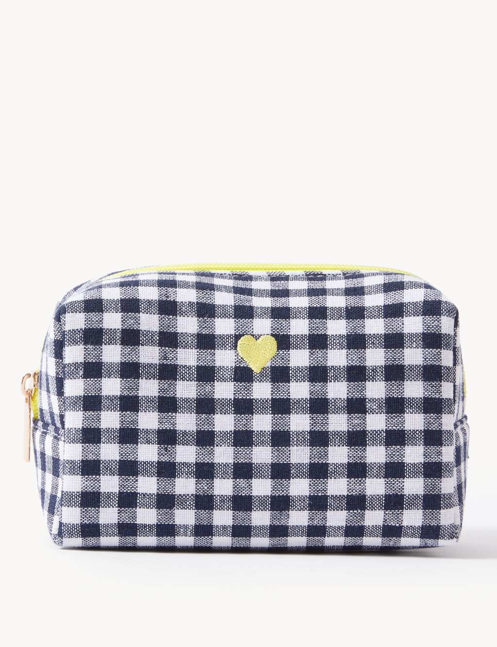 Heart Gingham Toiletry Bag
