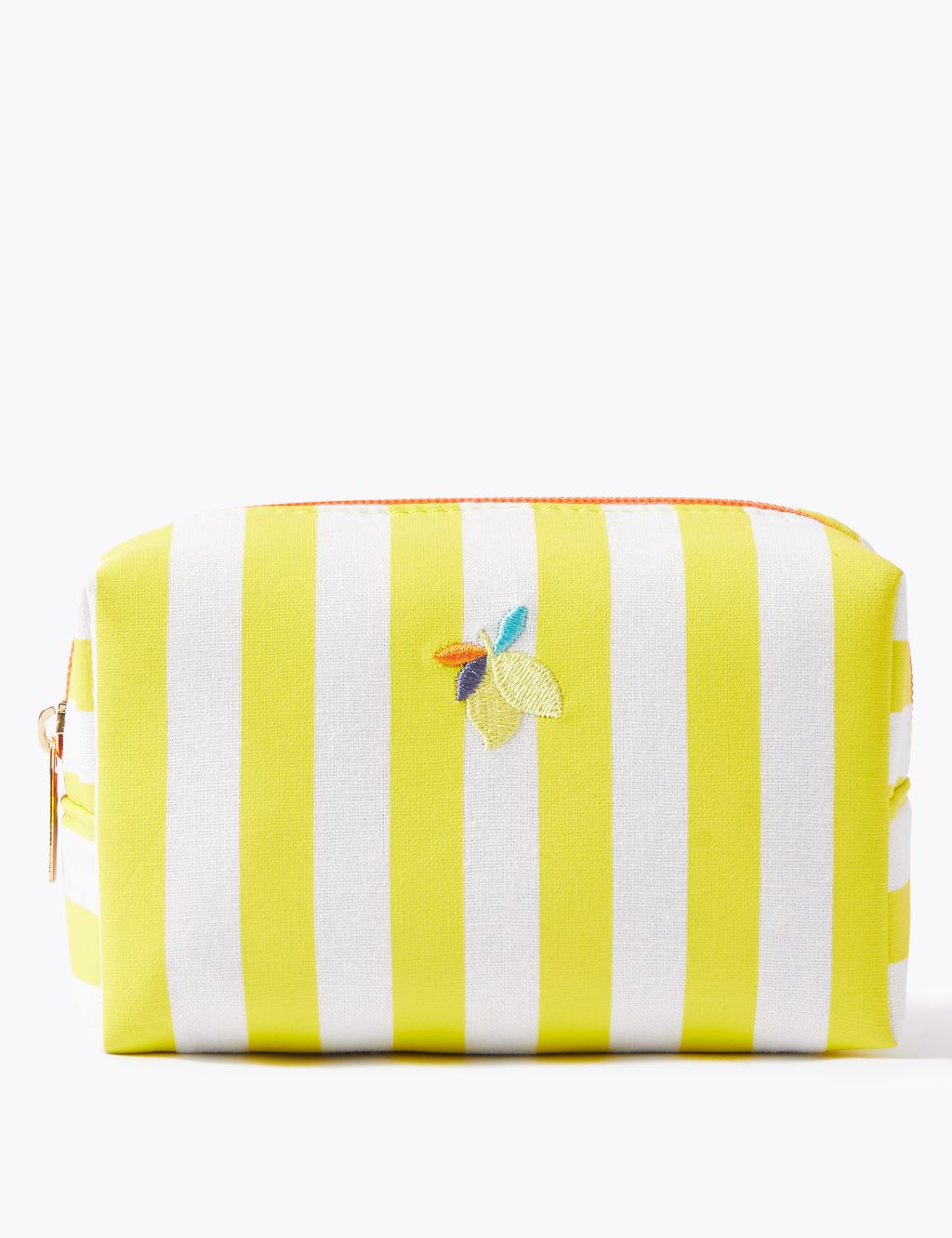 Striped Lemon Toiletry Bag