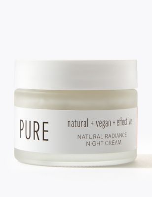 Pure Womens Mens Natural Radiance Night Cream 50 ml