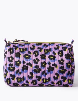 Leopard Print Make Up Wash Bag M S LT