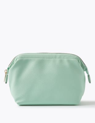 Mint Bridesmaid Canvas Makeup Bag