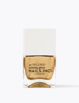 Nails Inc. 45 Second Speedy Gloss 14 ml - Gold, Gold,Black,Pink Shimmer,Soft Pink,Purple,Multi