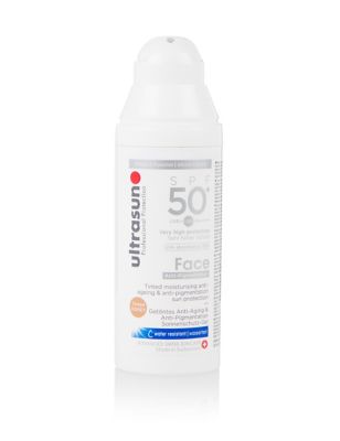 Ultrasun Womens Mens Tinted Anti Pigmentation Face SPF 50+ 50ml