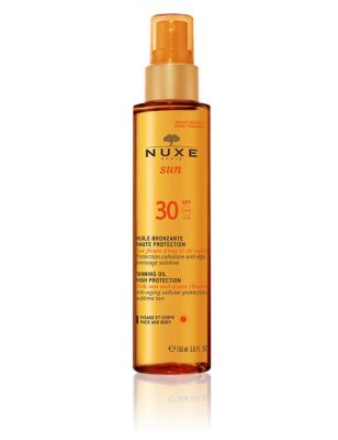 Nuxe Tanning Oil for Face & Body SPF30 150ml