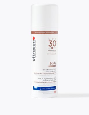 Ultrasun Tan Activator Body Cream SPF 30 150ml