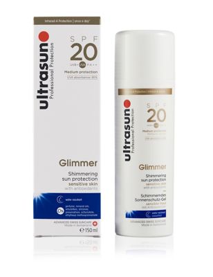 Ultrasun Glimmer Cream SPF 20 150ml
