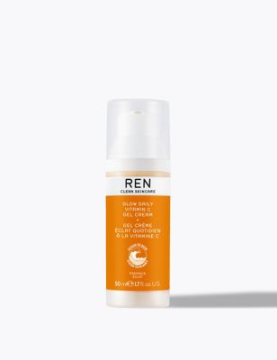 Ren Womens Mens Glow Daily Vitamin C Gel Cream 50ml