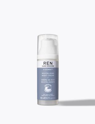 Ren Mens Womens V-Cense Revitalising Night Cream 50ml
