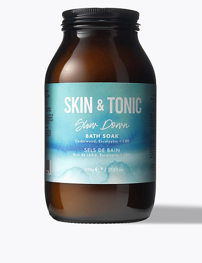 skin & tonic slow down bath soak 500g - 1size