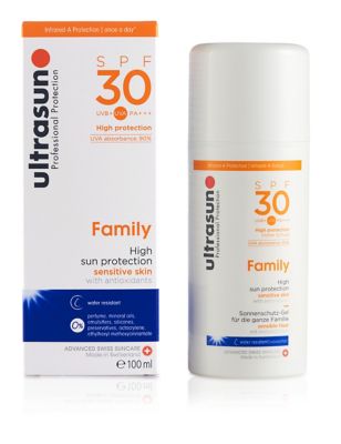 Ultrasun Family Sun Cream SPF 30 100ml