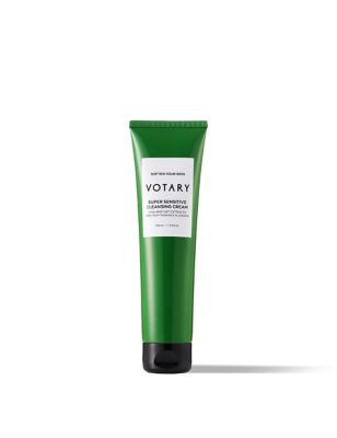 Votary Womens Mens Super Sensitive Cleansing Cream - Chia and Oat Extracts - 100ml