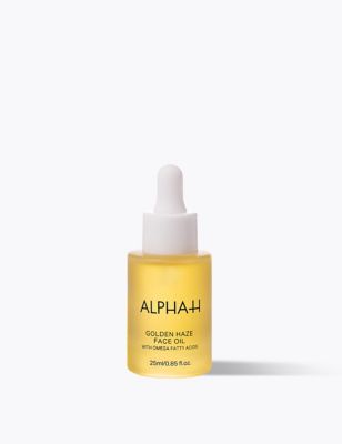 Alpha-H Womens Mens Golden Haze Face Oil with Omega Fatty Acids 25ml