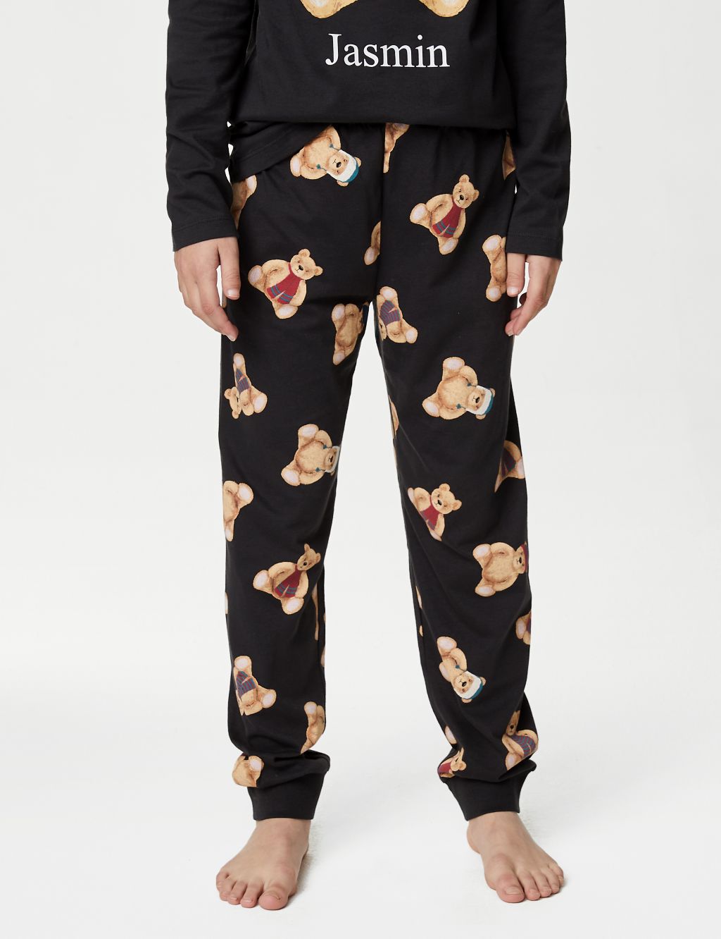Personalised Kids' Spencer Bear™ Pyjama Set (1-16 Yrs) image 3