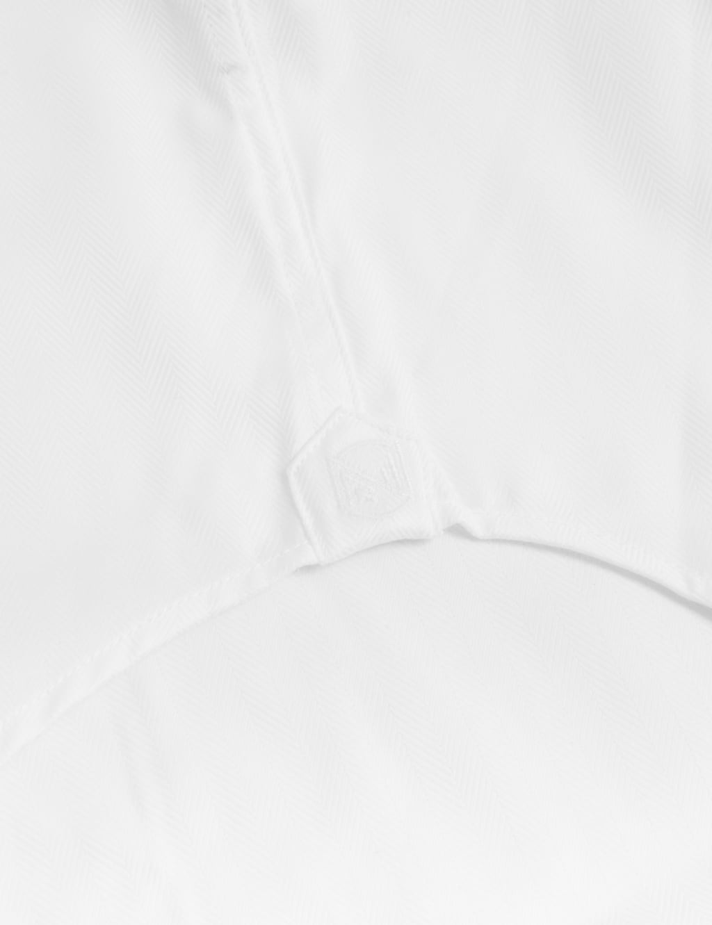Slim Fit Personalised Men's Herringbone Shirt image 6