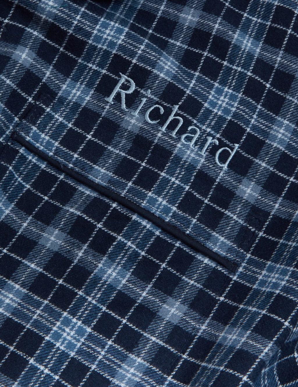 Personalised Men's Check Pyjama Set image 2