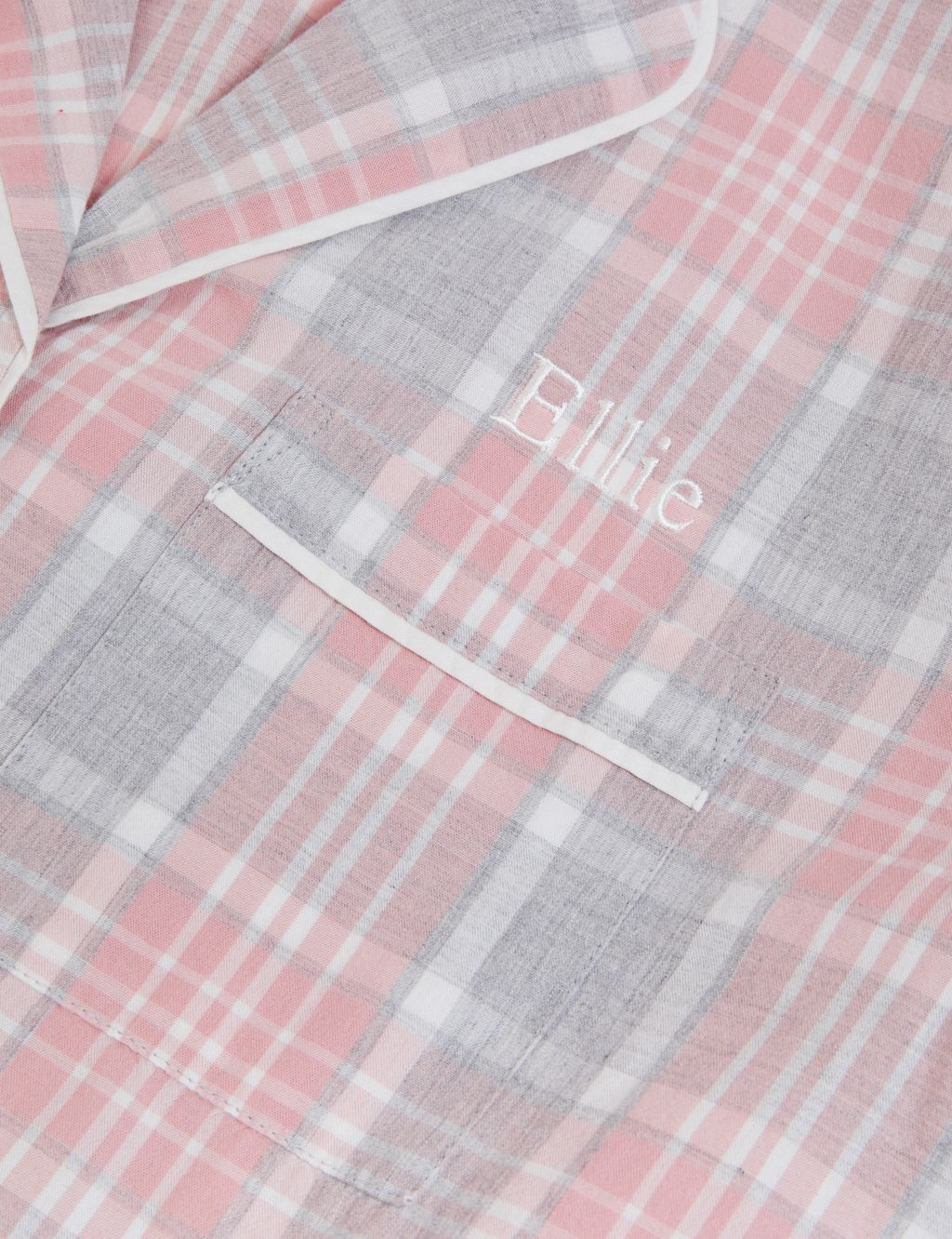Personalised Women's Check Shortie Set image 3