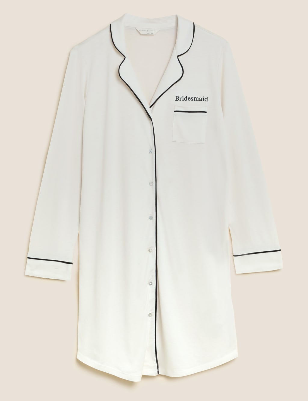Personalised Women's Cotton Modal Short Nightshirt image 2