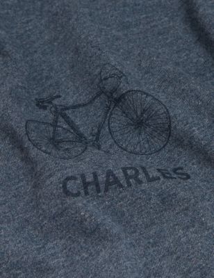 Personalised Organic Cotton Bike T-Shirt
