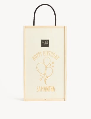 Personalised Happy Birthday Wine Gift