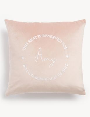 Personalised Velvet Cushion