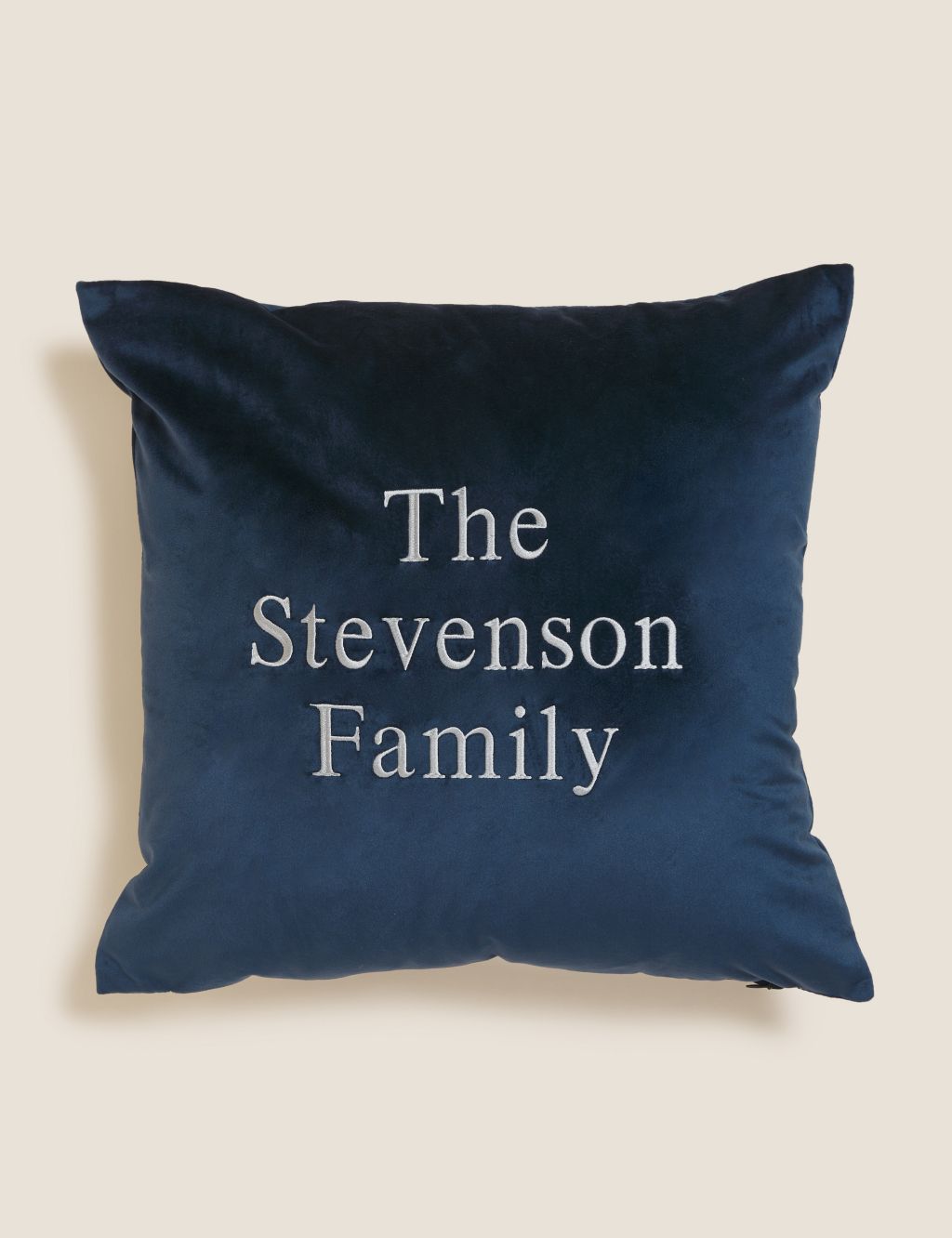 Personalised Velvet Cushion image 1