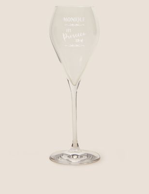 Personalised Name Prosecco Glass