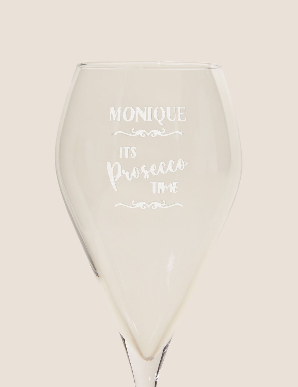 Personalised Name Prosecco Glass image 3