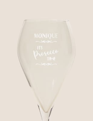 Personalised Name Prosecco Glass