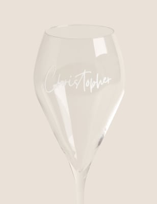 Personalised Name Prosecco Glass