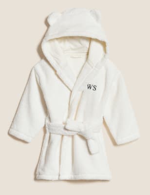 Personalised Kids' Organic Cotton Bathrobe | M&S Collection | M&S