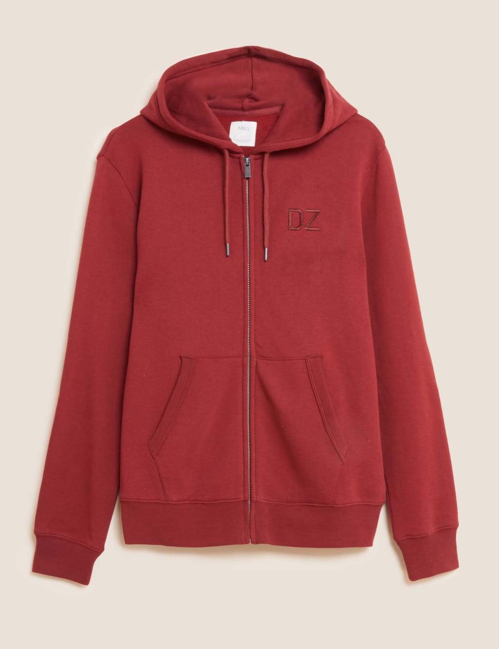 Personalised Men's Zip Up Hoodie