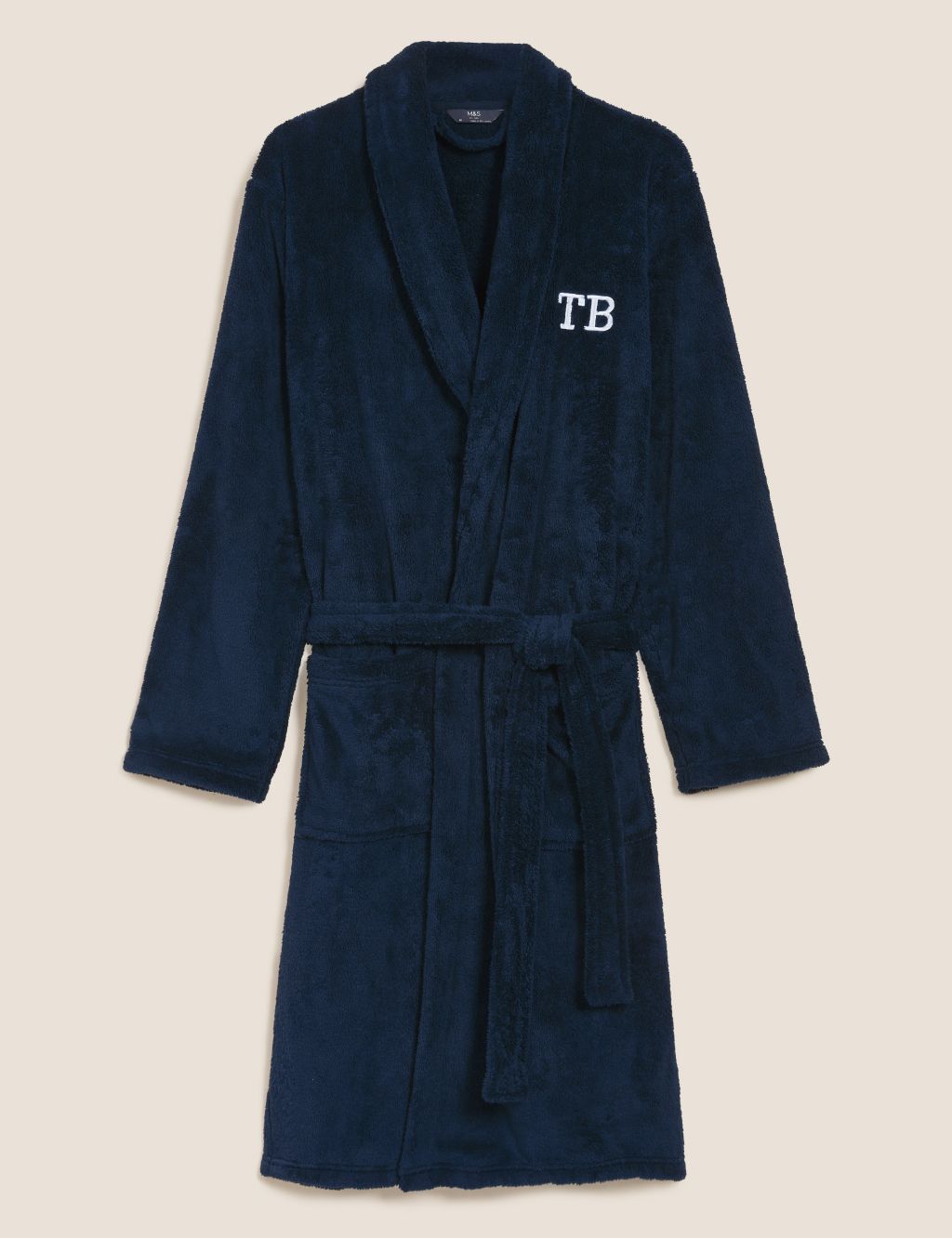 Personalised Men's Supersoft Dressing Gown image 1