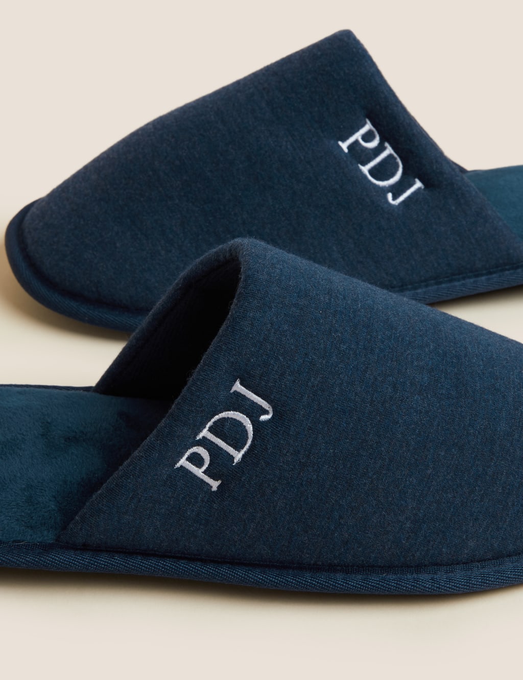 Personalised Jersey Mule Slipper