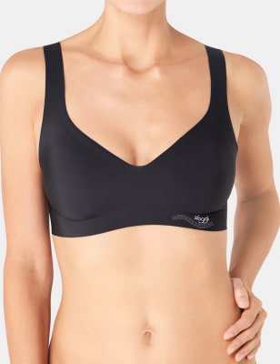 

Womens Sloggi Zero Feel Non Wired Bralette - Black, Black