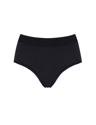 womens sloggi go allround full briefs - black