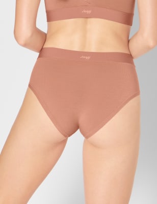 

Womens Sloggi Go Allround Full Briefs - Apricot, Apricot