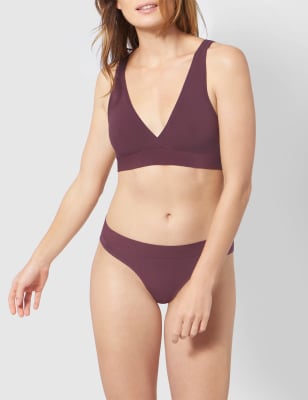 

Womens Sloggi Go Allround Non Wired Bralette - Burgundy, Burgundy