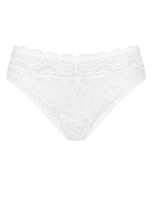 Triumph Women's Amourette 300 Magic Wire Tai Briefs - 8 - White, White,Black,Biscuit