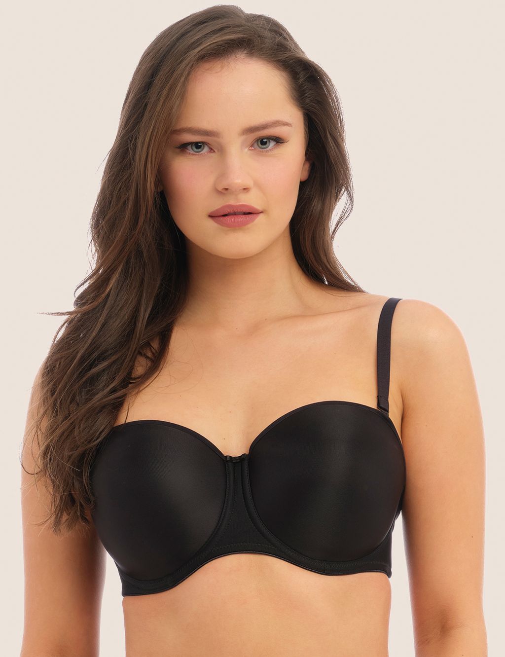 Smoothing Wired Moulded Strapless Bra C-G image 4