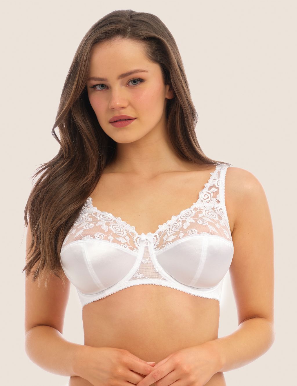 Belle Lace Wired Full Cup Bra DD-G
