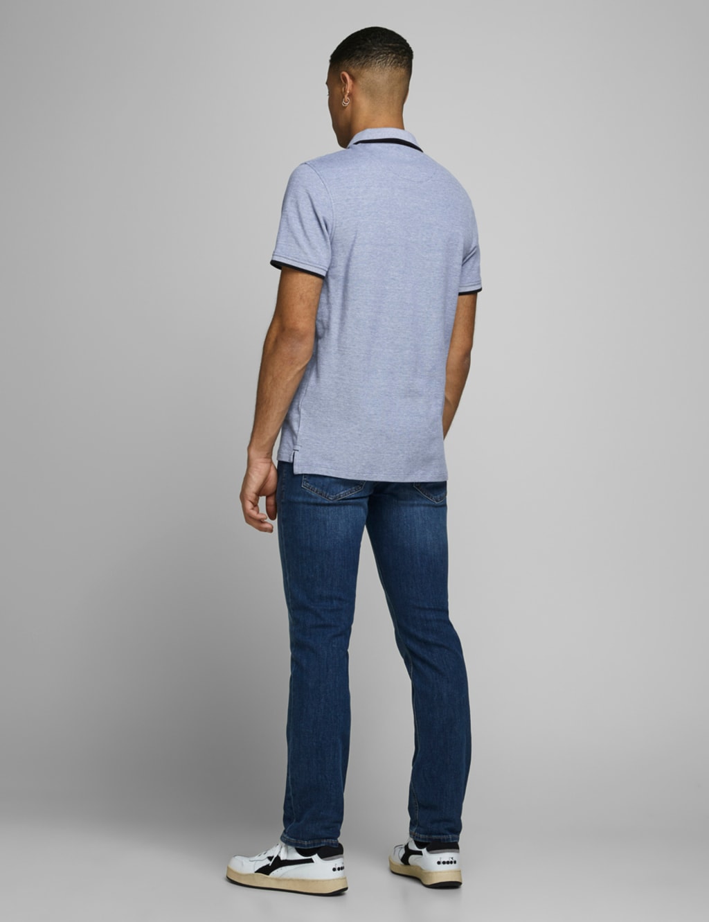 Slim Fit Pure Cotton Tipped Polo Shirt image 2