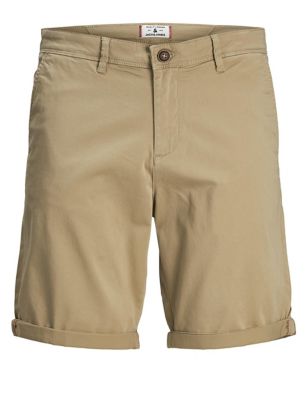M&S Jack & Jones Mens Regular Fit Chino Shorts