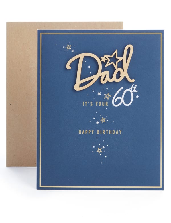 Dad 60th Birthday Card M S