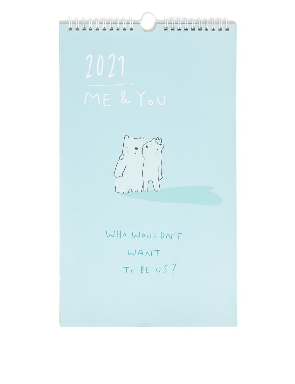 Couple S 2021 Illustrated Calendar Medium M S