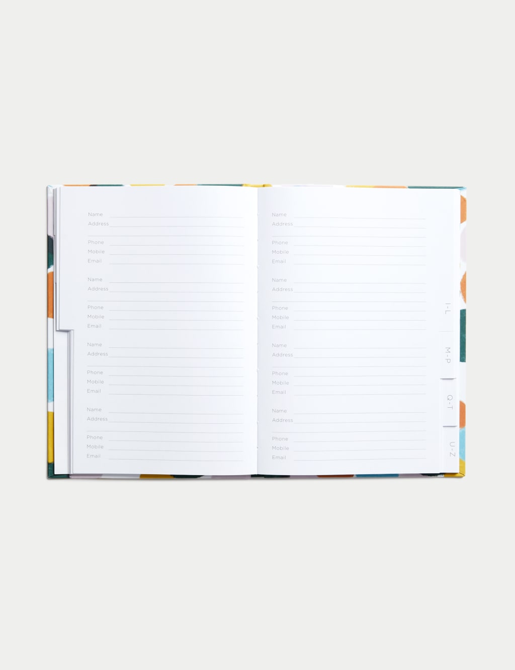 2024 A5 Address & Birthday Book - Fun Abstract Design image 3