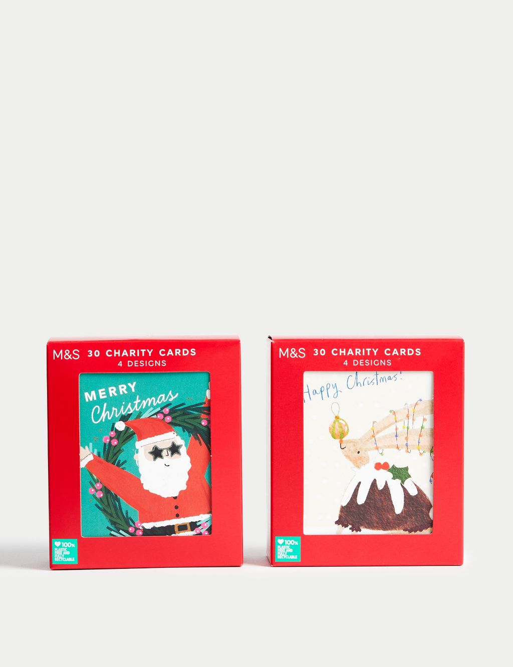 Kids Charity Christmas Cards - Pack of 60, 8 Fun Designs