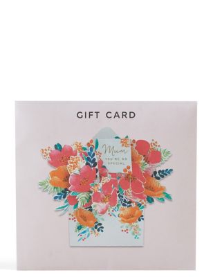 M&S Mum Floral Envelope Gift Card
