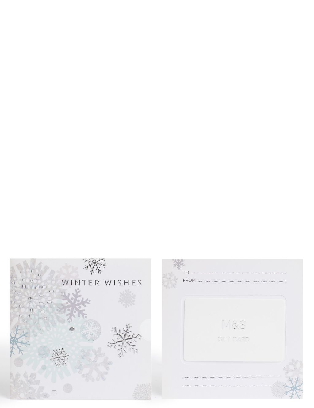 Snowflakes Gift Card