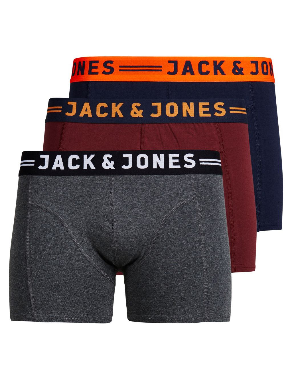 3 Pack Cotton Rich Trunks (8-16 Yrs) image 1