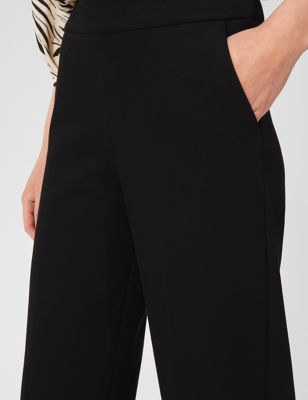 M&S Hobbs Womens Wide Leg Cropped Trousers